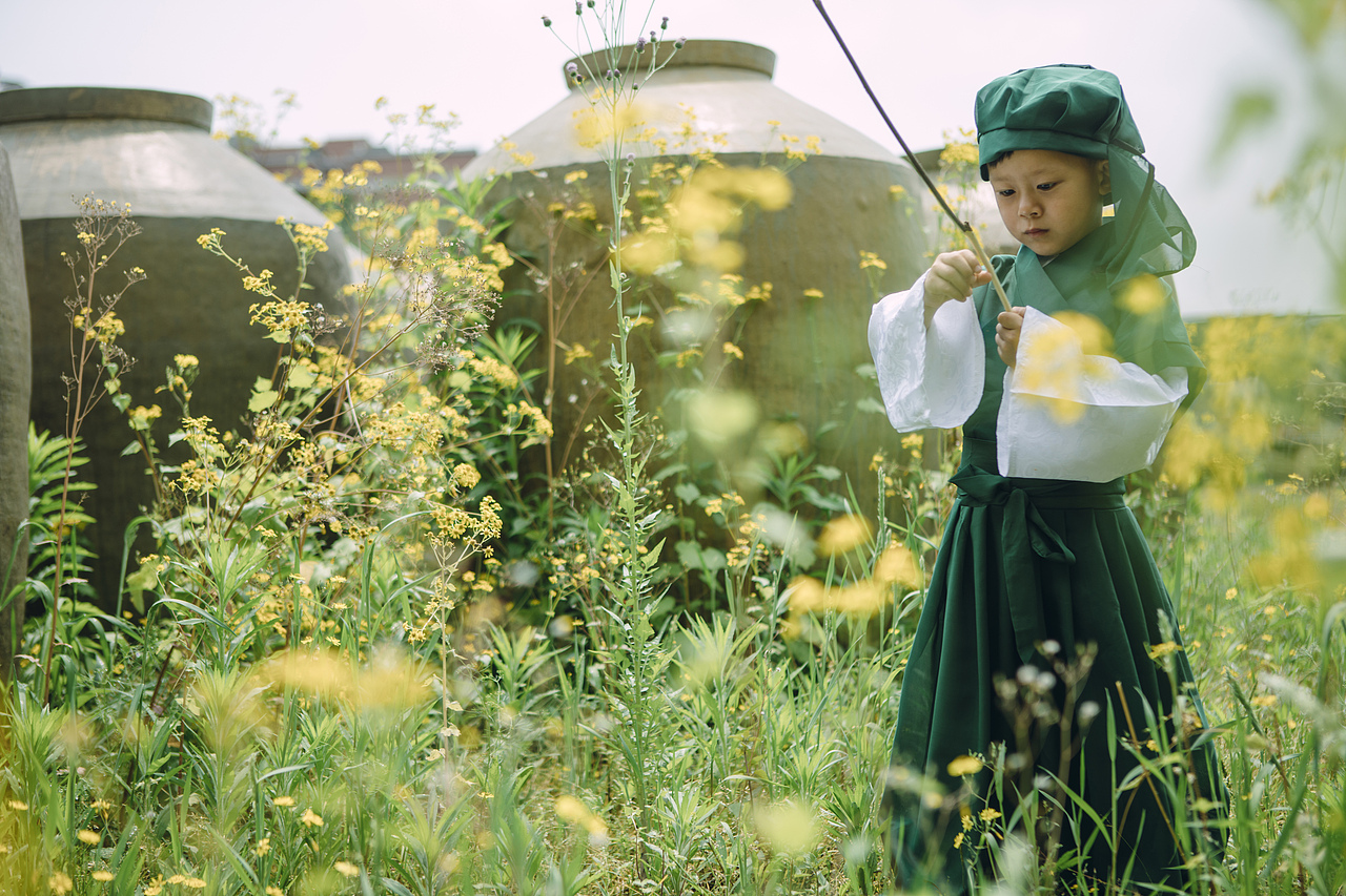 儿童成长摄影纪录古风