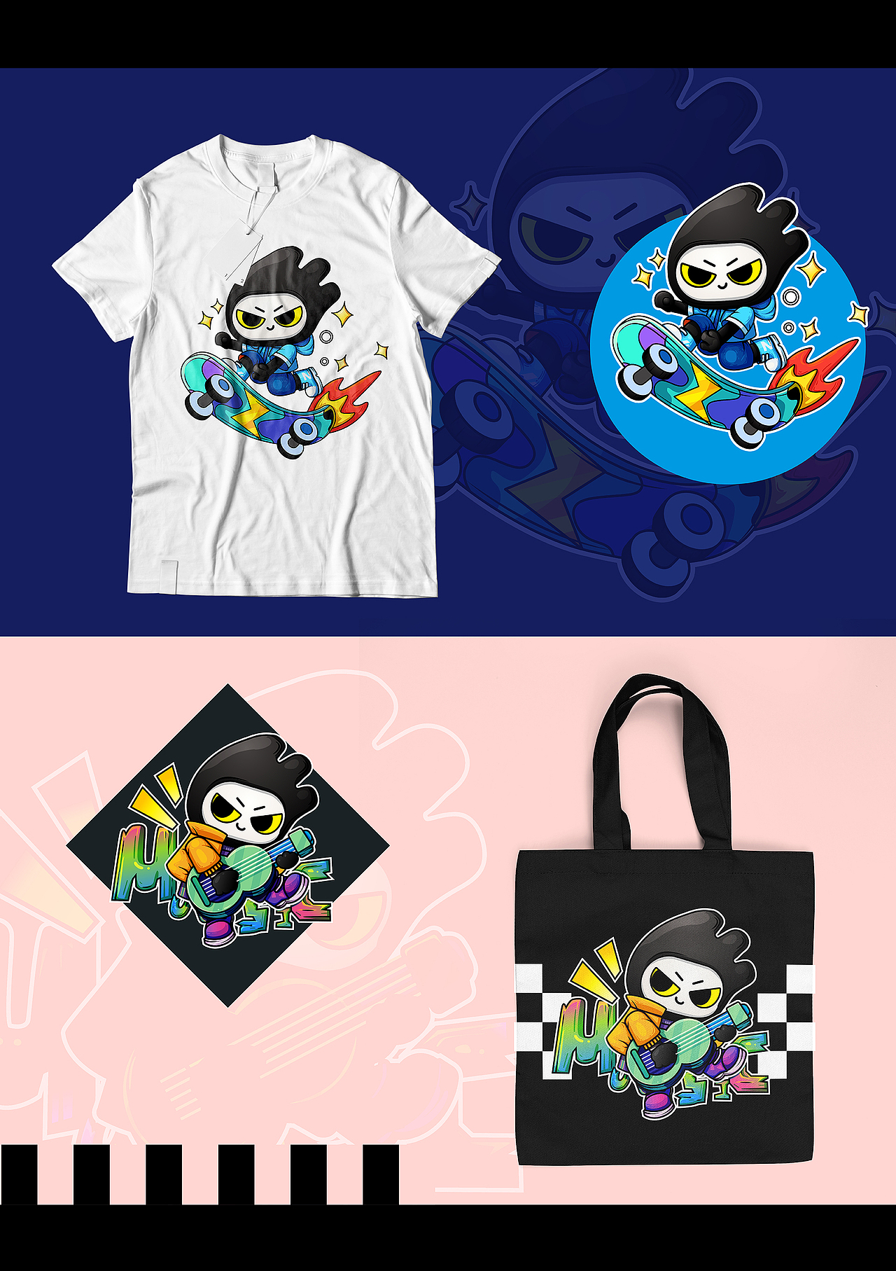 潮流小Z|潮街玩霸（圖ZMjU5MzI2MzU2） - IP形象 - 站酷設(shè)計師菜花妖妖原創(chuàng)素材 - 站酷ZCOOL