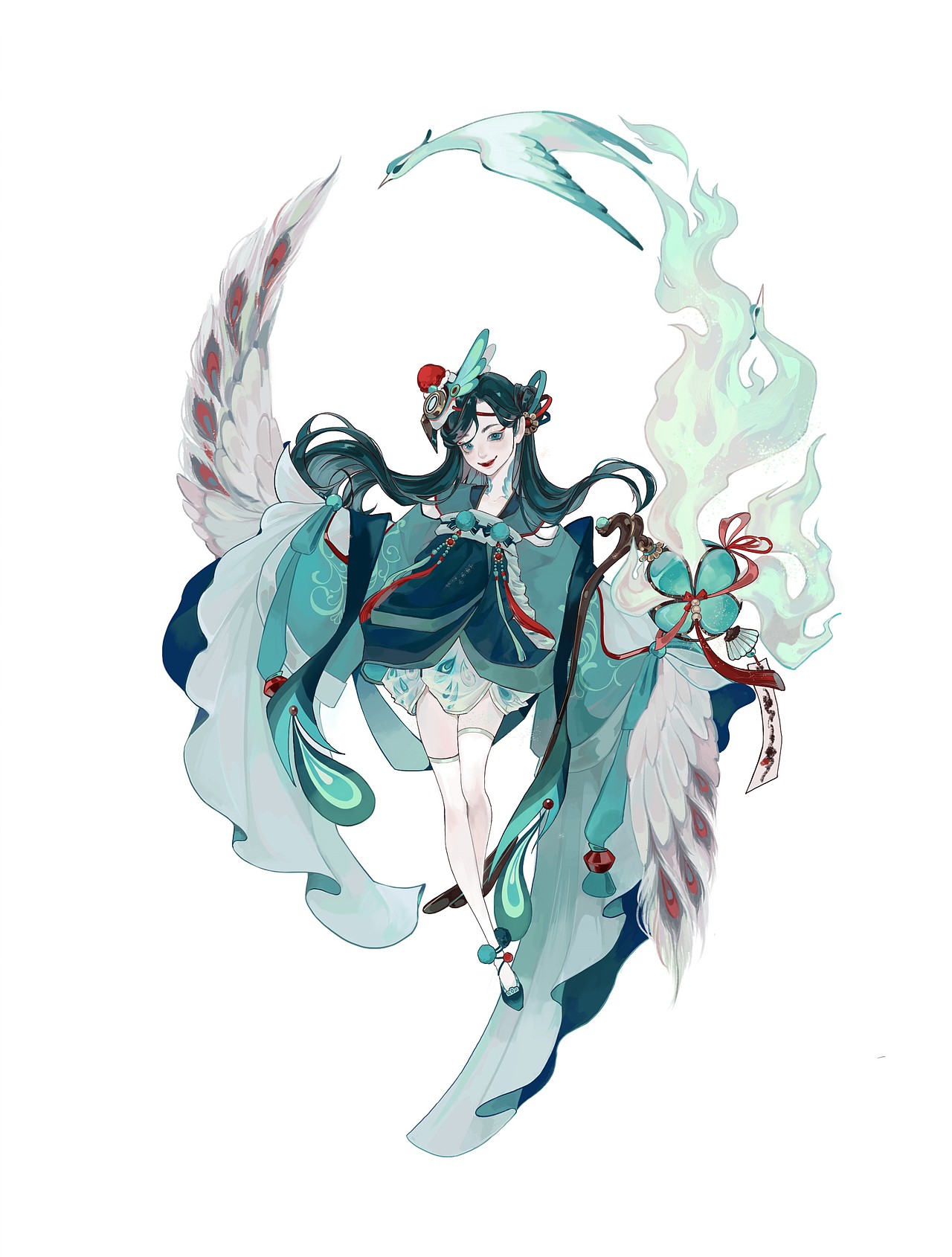 毕方角色设计（图ZMjgwNTU1Mzg0） - 游戏原画 - 站酷设计师unikonim原创素材 - 站酷ZCOOL