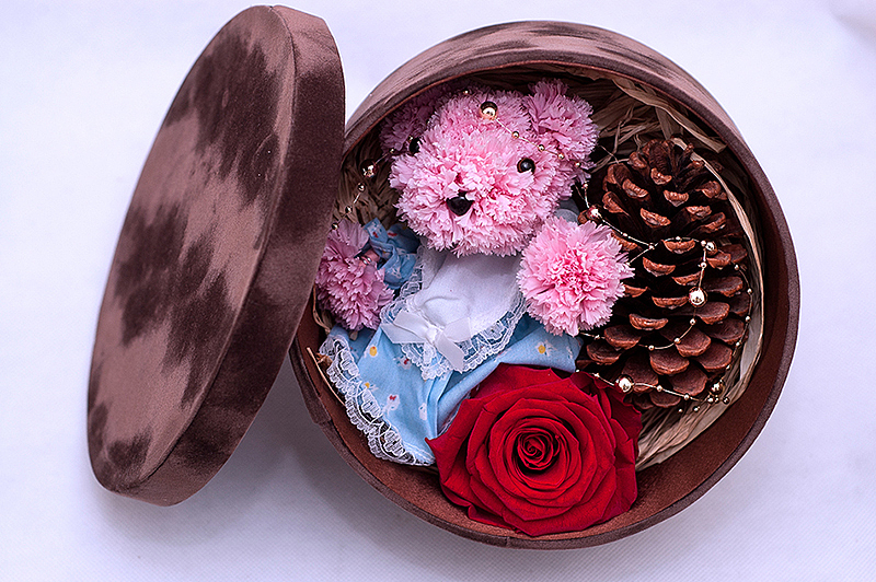 美翻了，萌到极点！原创永生花小熊欣赏！（图ZMTc0MTMyNjM2） - 其他手工艺 - 站酷设计师凯撒世界原创素材 - 站酷ZCOOL