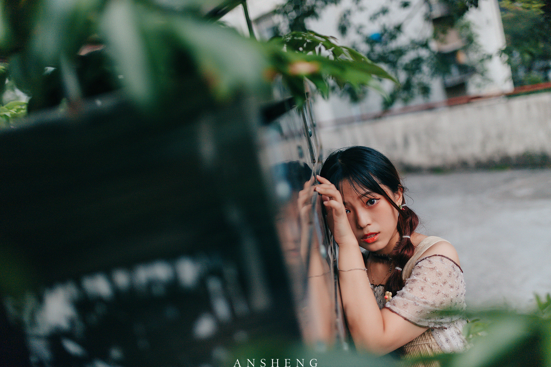 今天的可爱是来自青橙色的"wink"喔~|摄影|人像摄影|玩摄影的安生