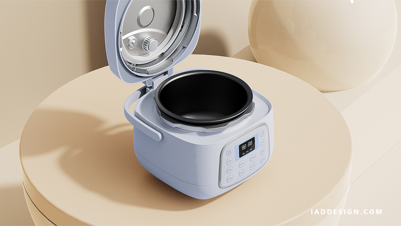 迷你电压力锅（图ZMjY3MTczOTg0） - 生活用品 - 站酷设计师合而不同工业设计原创素材 - 站酷ZCOOL