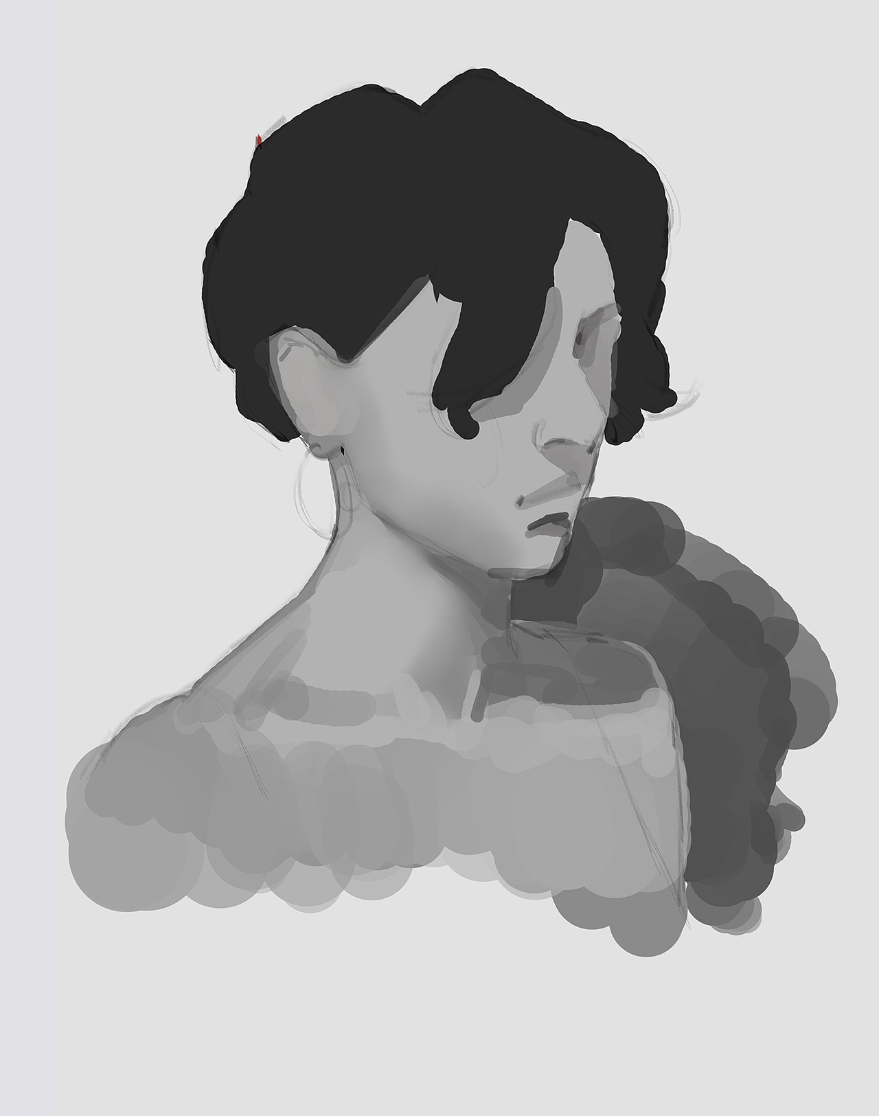 人像课程上的演示（图ZMjYxMzUzMDk2） - 商业插画 - 站酷设计师Peter肖吉原创素材 - 站酷ZCOOL