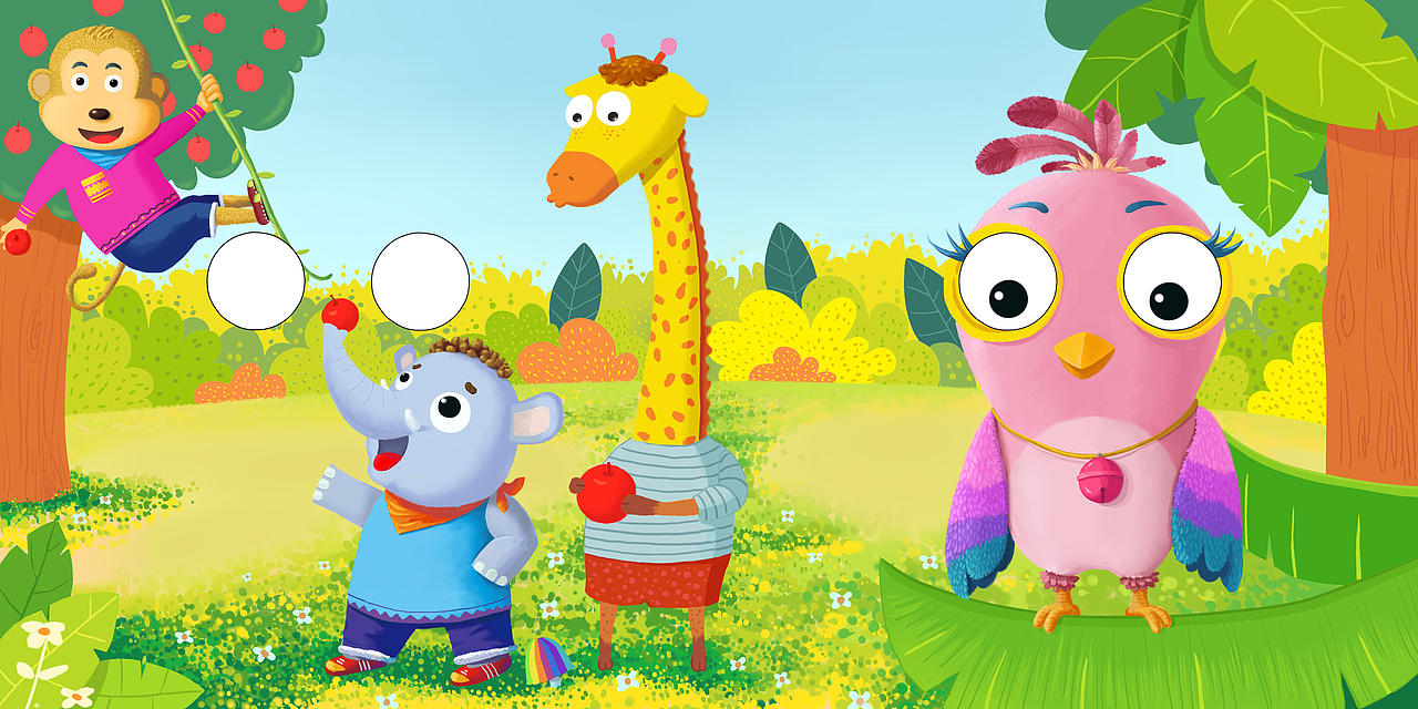 一起做游戏（图ZMTE5MDk2MTA0） - 儿童插画 - 站酷设计师张多多多多多多原创素材 - 站酷ZCOOL