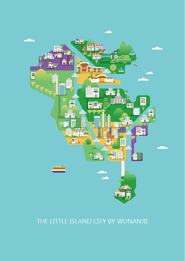 奶哥ai教程-扁平化地图临摹（图ZMTQwNDQ2NTM2） - 创作习作 - 站酷设计师澜洁原创素材 - 站酷ZCOOL