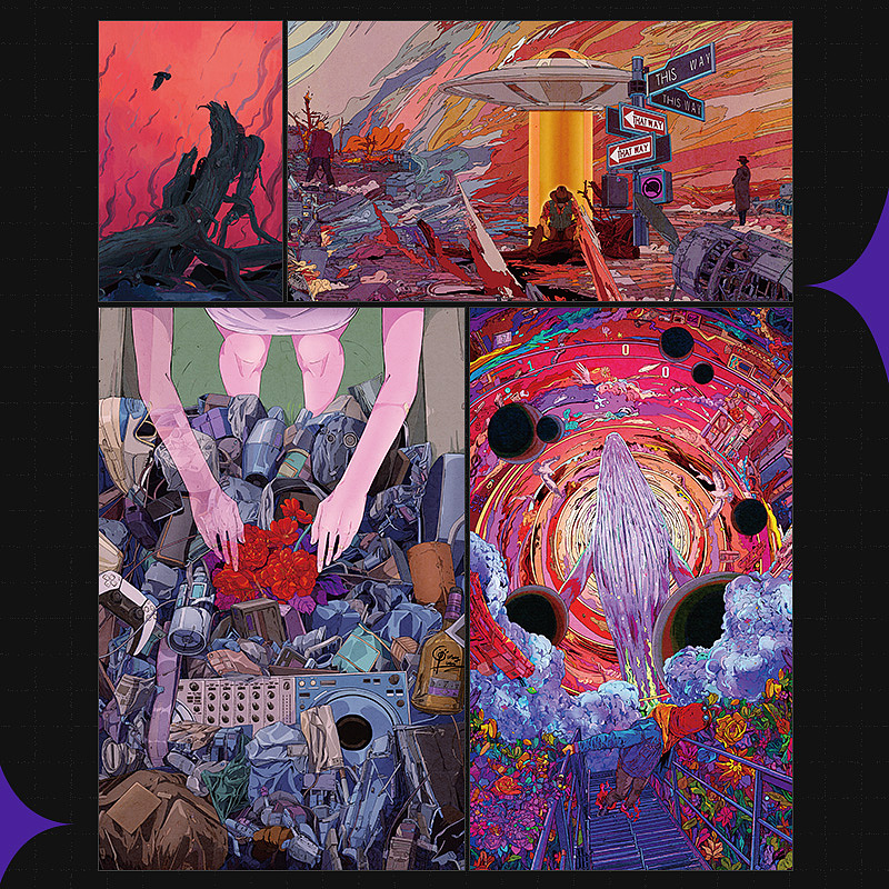 《序与乱》个人画集（图ZMzU5NTY0NTg0） - 新锐潮流插画 - 站酷设计师GuangYuanYU原创素材 - 站酷ZCOOL