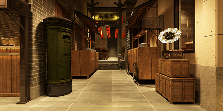 老渝城民国风火锅-盐城专业民国风火锅店设计公司