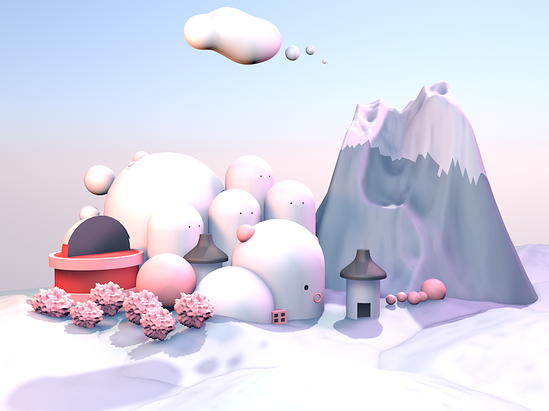 蘑菇房（图ZMTIzNDM4NDQ0） - 场景 - 站酷设计师唱歌的香橙原创素材 - 站酷ZCOOL