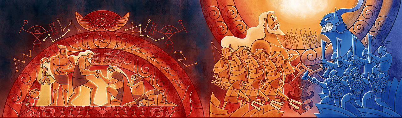 绘本《黄帝战蚩尤》