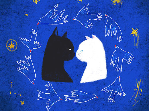 原创插画- 命中注定