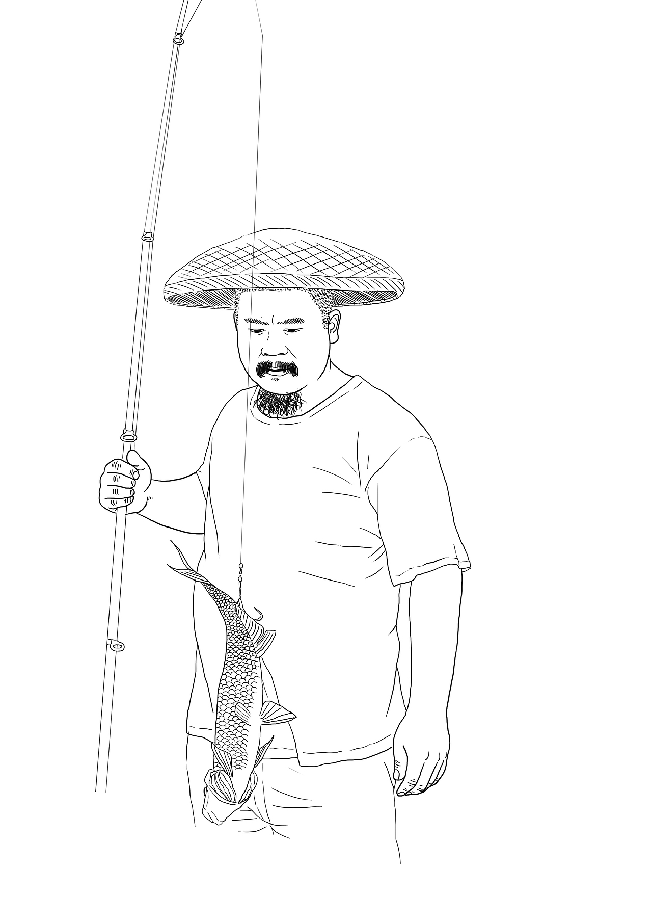 食材人物描线（图ZMjEwMzI2OTQ0） - 创作习作 - 站酷设计师想吃肉的阿由原创素材 - 站酷ZCOOL