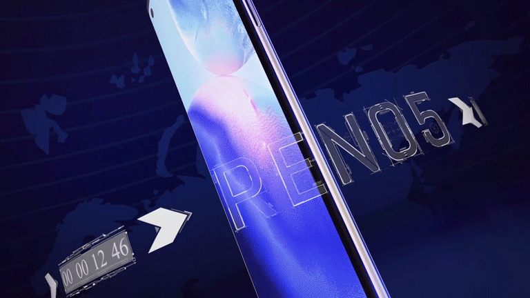 OPPO Reno5系列小场面发布会片头