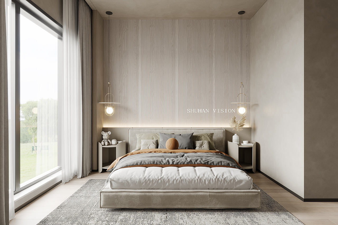 樾澜庭 | 现代风格别墅（图ZMjYwNDg2NDY0） - 家装设计 - 站酷设计师一只兔子_原创素材 - 站酷ZCOOL