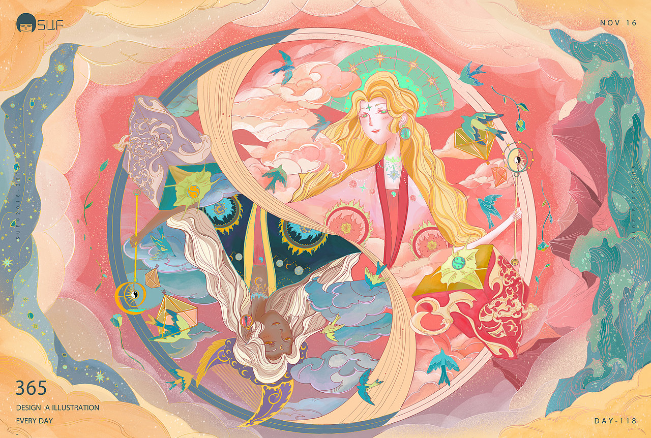 关于一些国风华丽派的练习稿