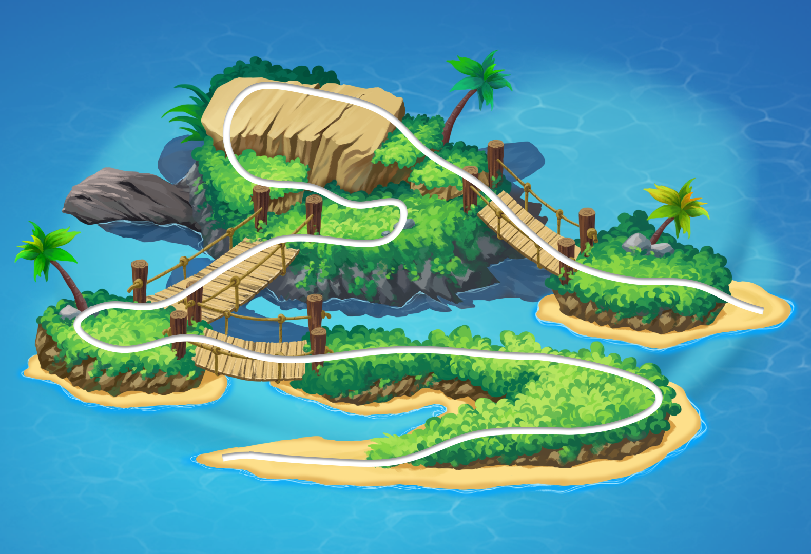 岛屿设计|插画|游戏原画|一条鸡腿 - 原创作品 - 站酷 (zcool)