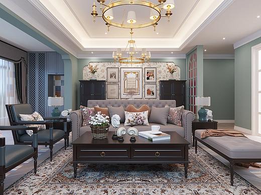 田园风格的家不仅温馨还可以高级 | 美式田园风