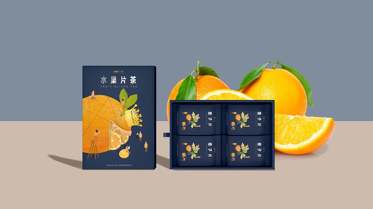 《水果片茶》（图ZMTg5NTcwNDEy） - 包装 - 站酷设计师edwardanci原创素材 - 站酷ZCOOL