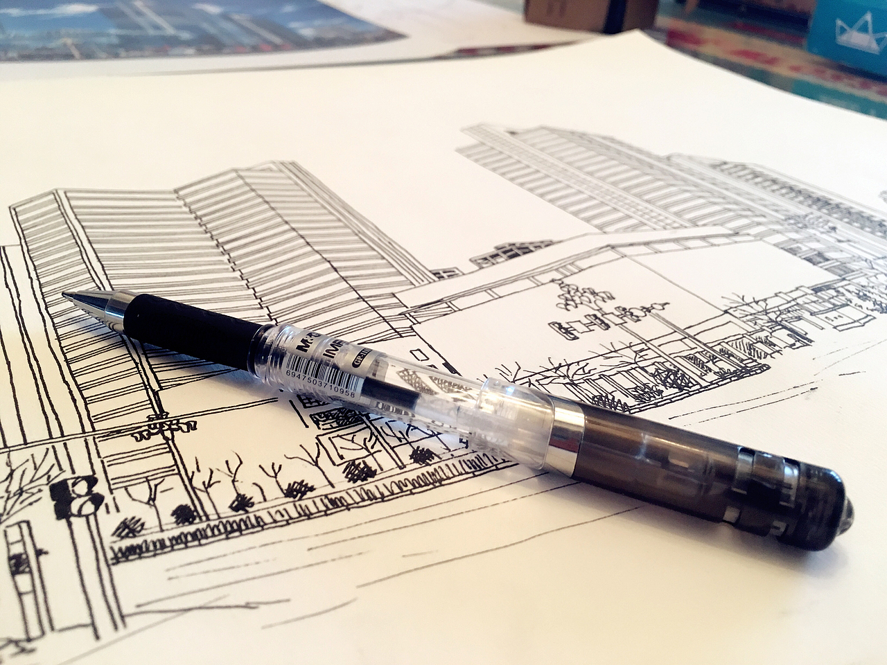 《我的家鄉(xiāng)-新東勝》（圖ZODMwMTkxNjg=） - 繪畫 - 站酷設(shè)計(jì)師完美MCL原創(chuàng)素材 - 站酷ZCOOL