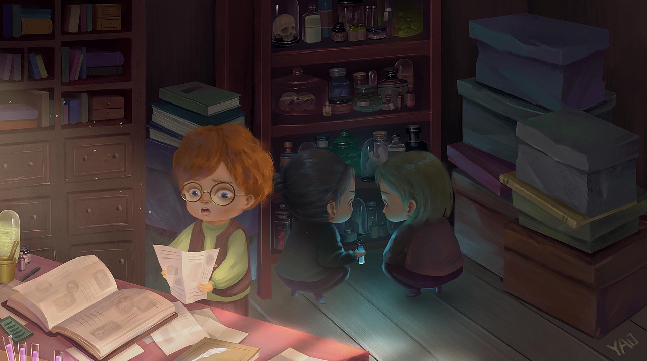 魔药师的小屋（图ZMjAzMDkwMDg0） - 商业插画 - 站酷设计师三界蜉蝣原创素材 - 站酷ZCOOL