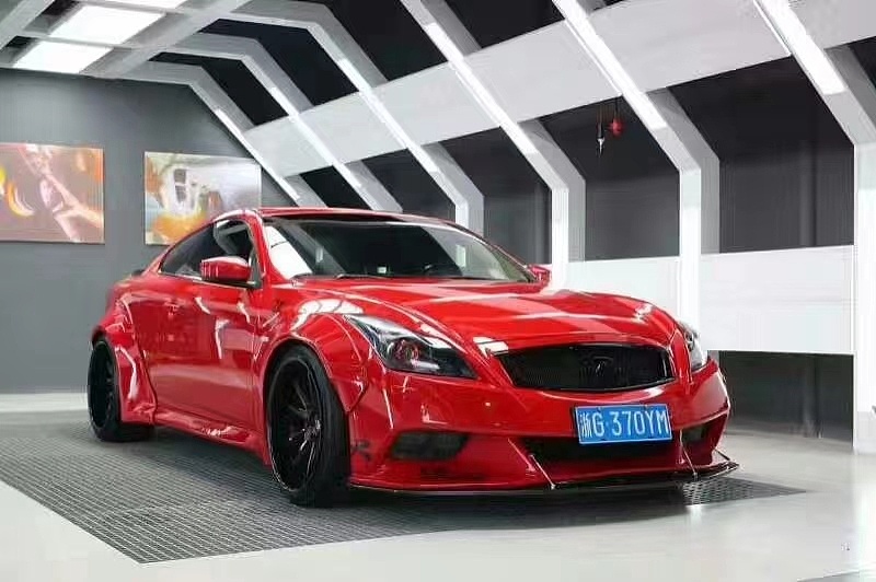 英菲尼迪g25 g35 g37 q60改装lb宽体大包围套件#中国