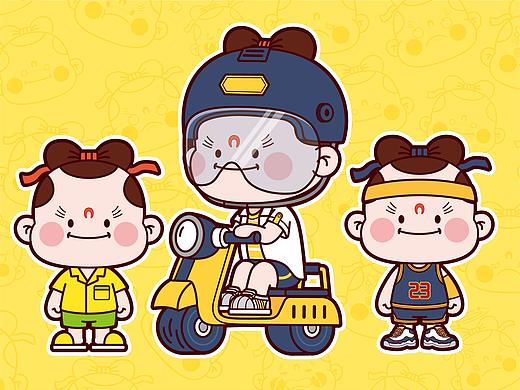 #国漫万创-蛋生（个人主页-ZNTUzNTQ1MjQ=） - IP形象 - 站酷设计师田大鹿原创素材 - 站酷ZCOOL