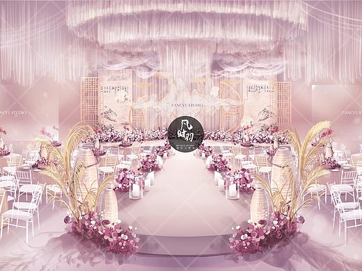 婚礼手绘 — 电脑ps 「玉壶光影」