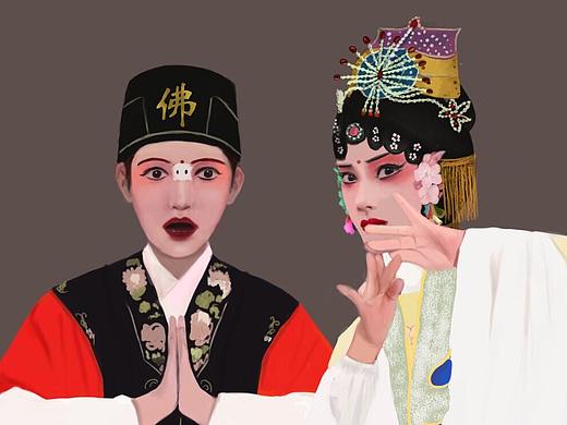 昆曲插画