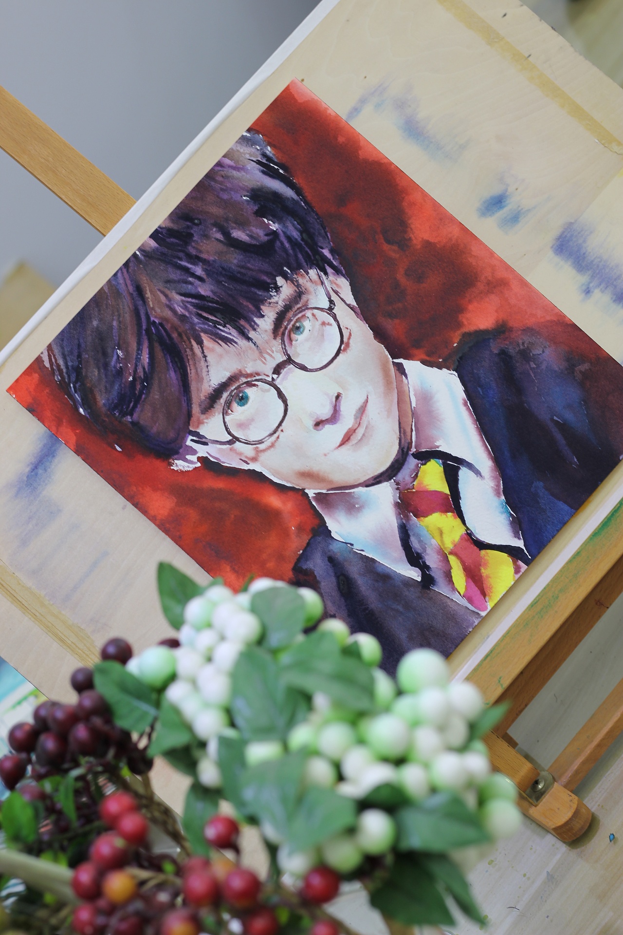 哈利波特水彩 73完成 美术教师资格 培训|纯艺术|绘画|齿轮艺术