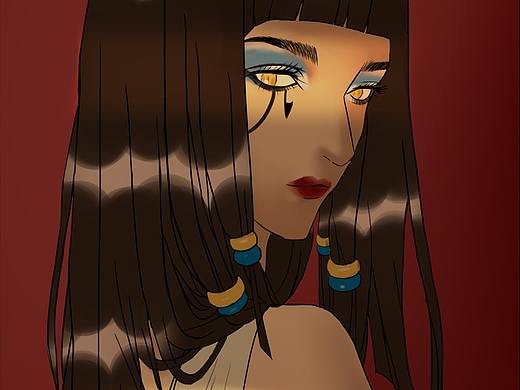 板绘《埃及艳后》