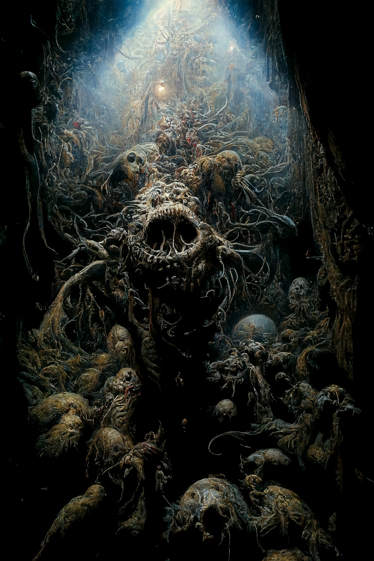 克苏鲁系黑暗生物艺术-不可名状之物