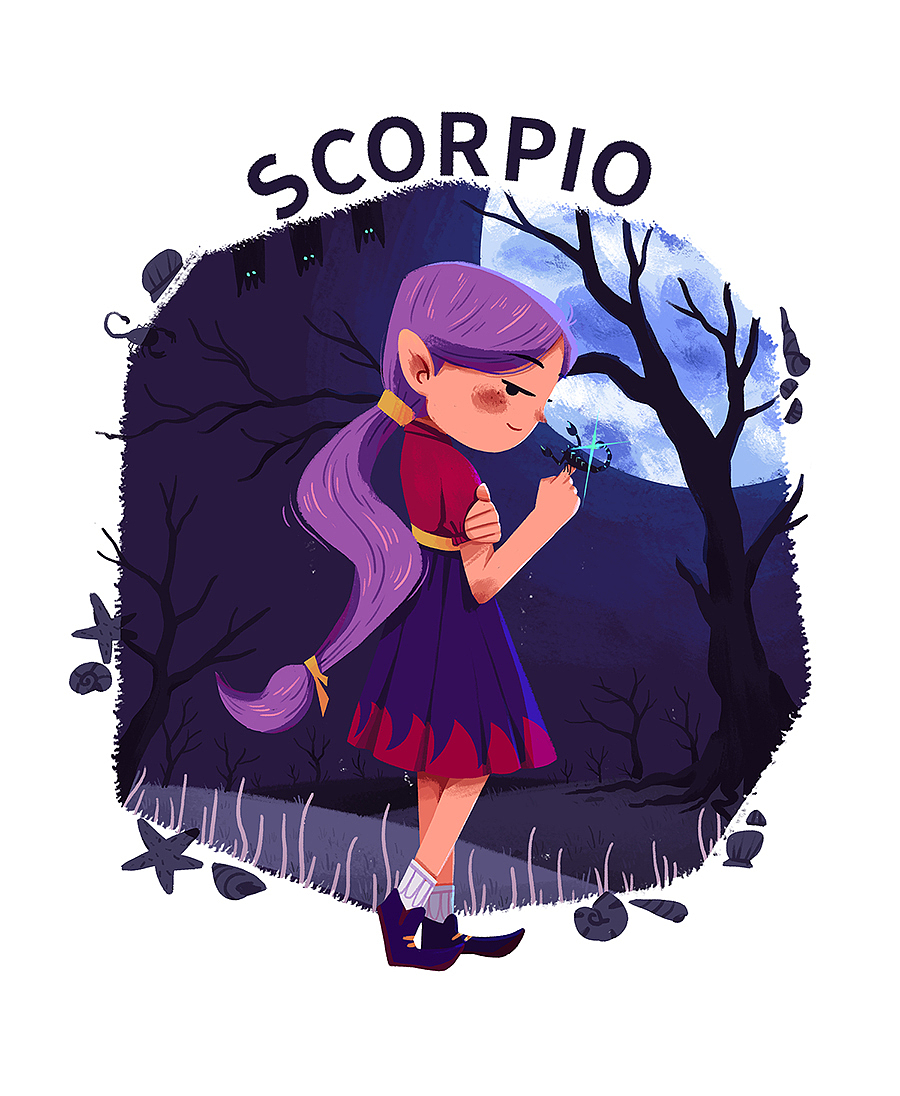 12星座插画（图ZMTg2NTkwMzAw） - 儿童插画 - 站酷设计师25yong原创素材 - 站酷ZCOOL