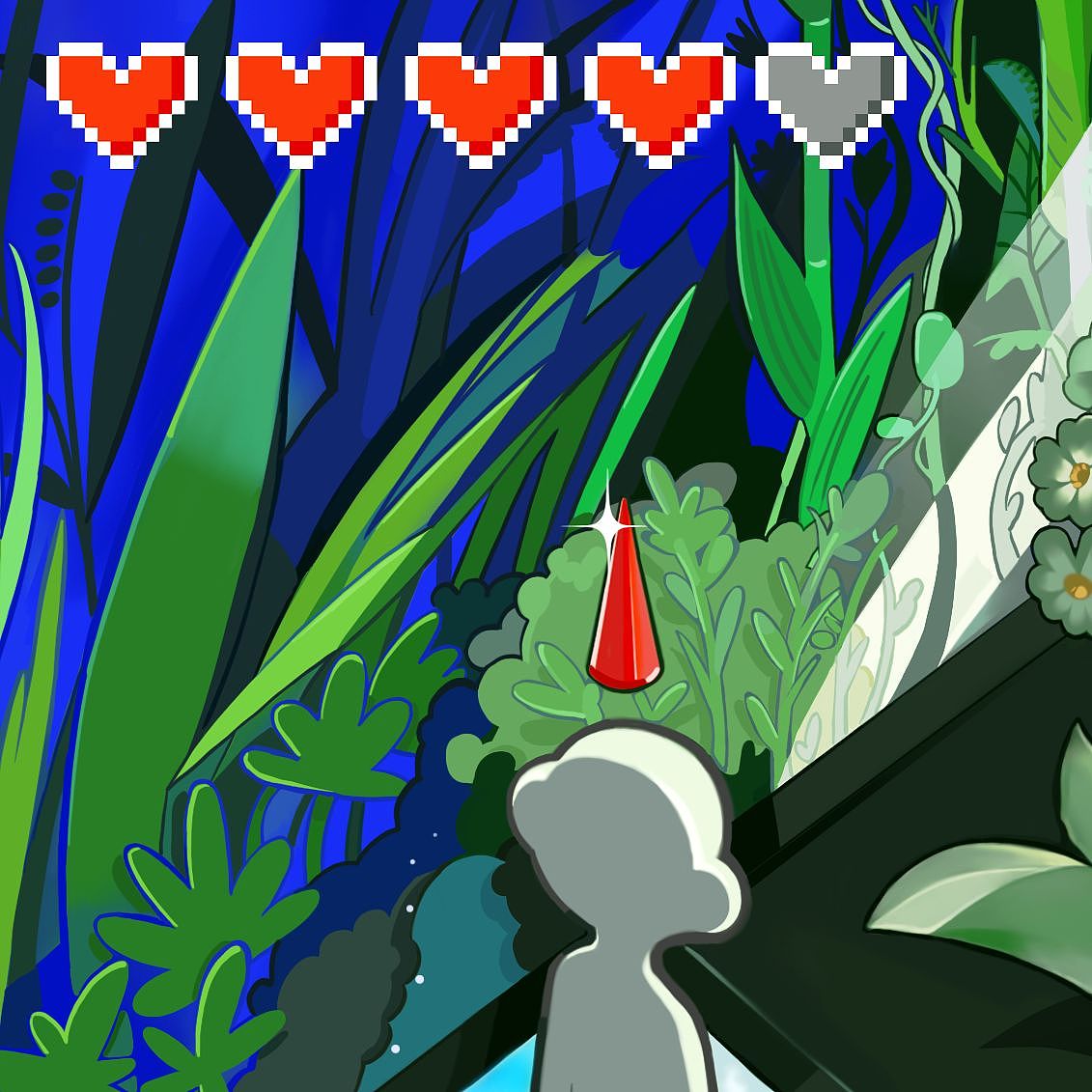 原创插画 | 寻找那朵黑花