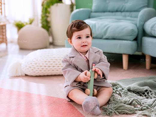 灰色小西装百天主题-小王子