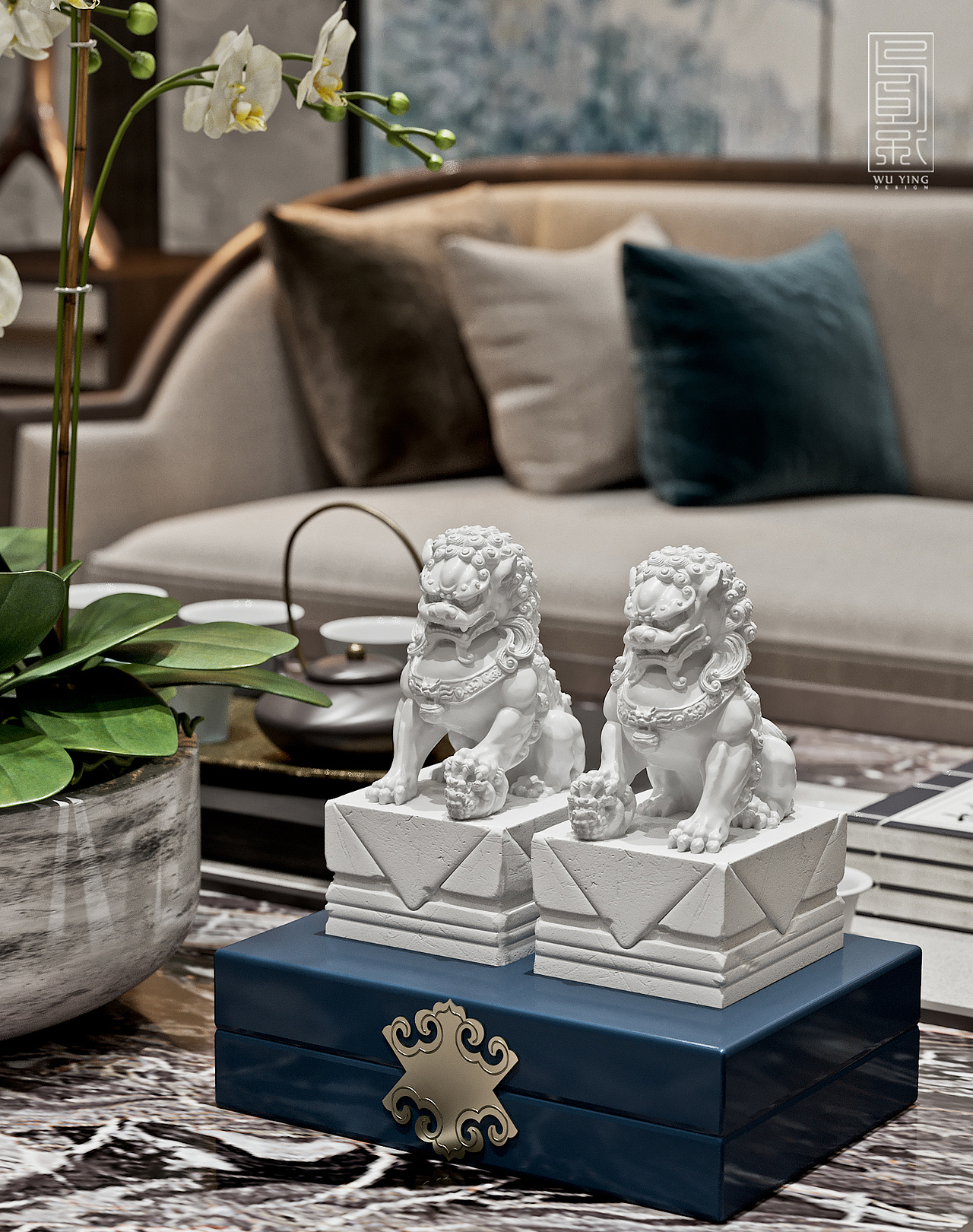 新中式-东莞松山湖（图ZMTQ0NDc3NTI0） - 家装设计 - 站酷设计师乌影原创素材 - 站酷ZCOOL