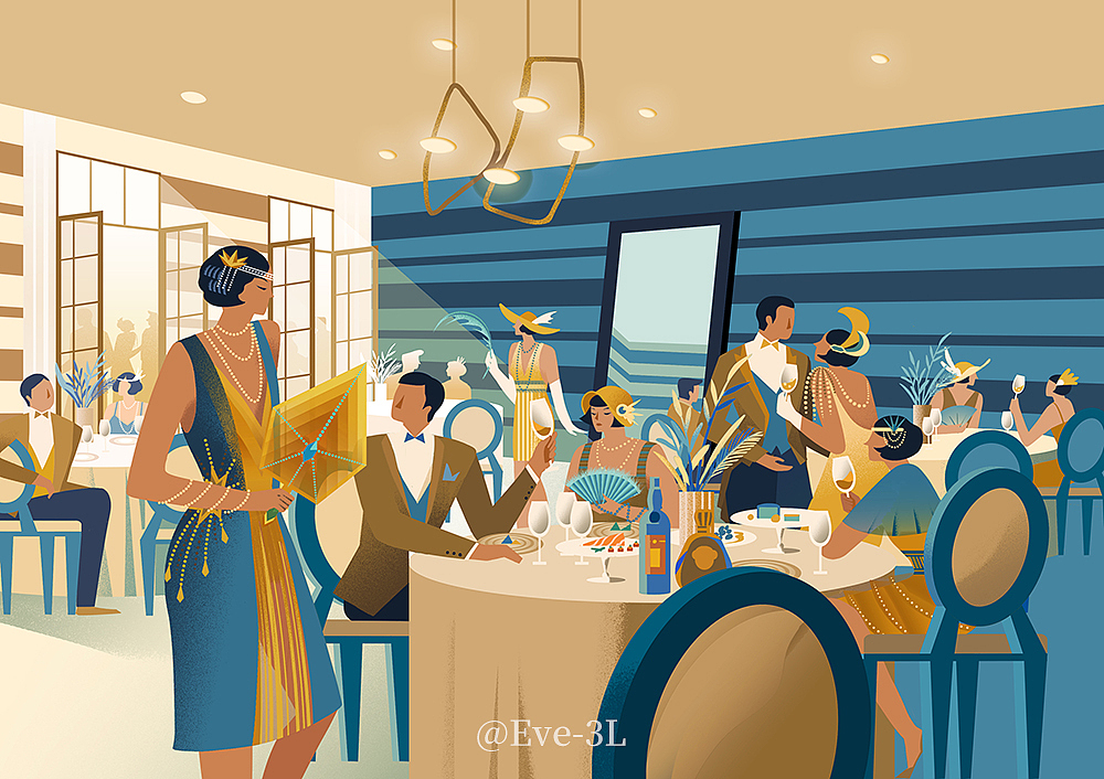 《嘉人》HOTELS插画（图ZMTc5Nzg1Njg4） - 商业插画 - 站酷设计师Eve3L原创素材 - 站酷ZCOOL