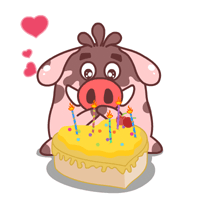 小猪滚滚节日表情系列