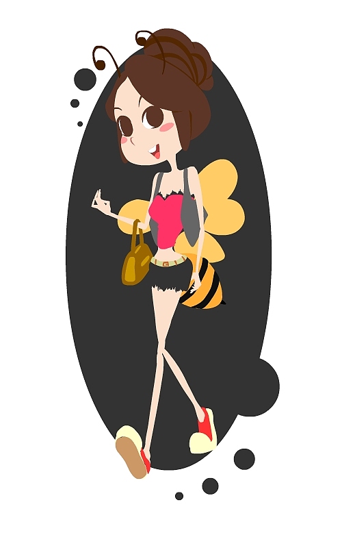 蜜蜂花园的小蜜蜂（造型）~~