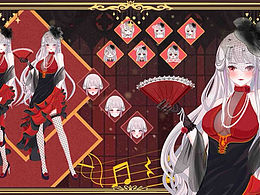 vup，l2d虚拟皮套展示，