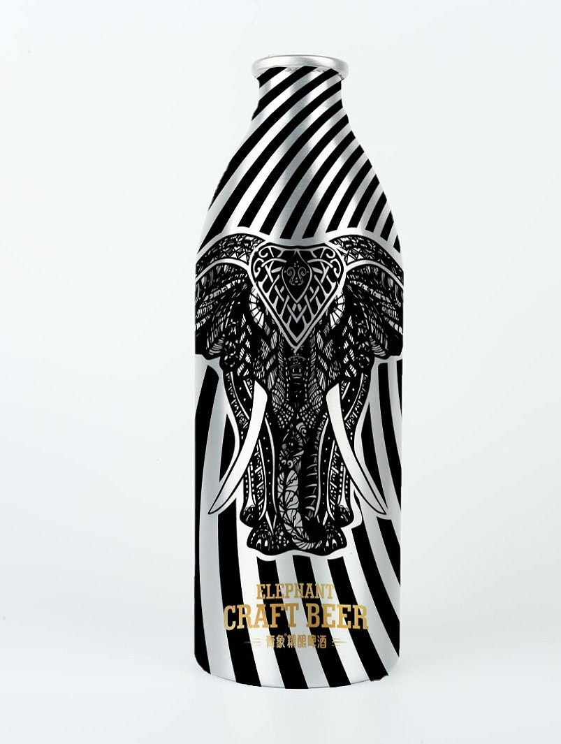 青象啤酒包装