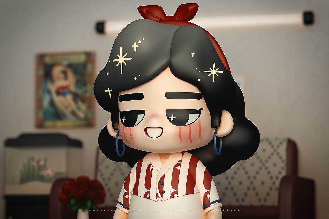 复古造型盲盒设计