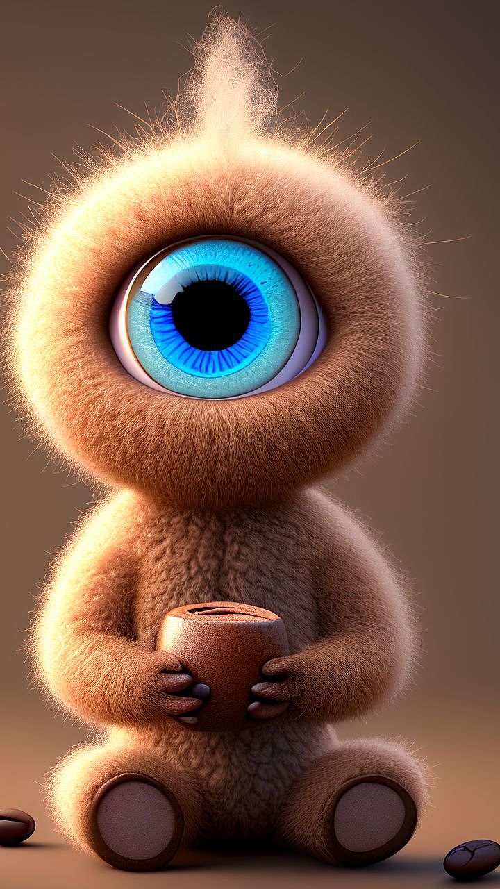 咖啡精灵coffeemonsterIP形象文创周边