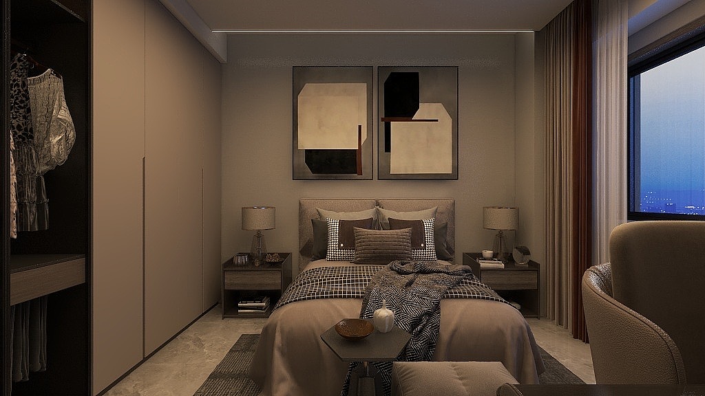 昏暗灯光下的经典浪漫