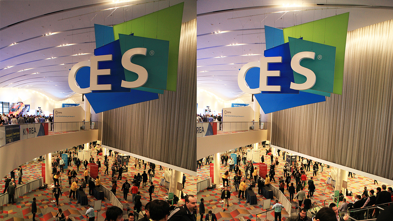 美国ces 会展海报合成 2017-2018两届拉斯维加斯参展