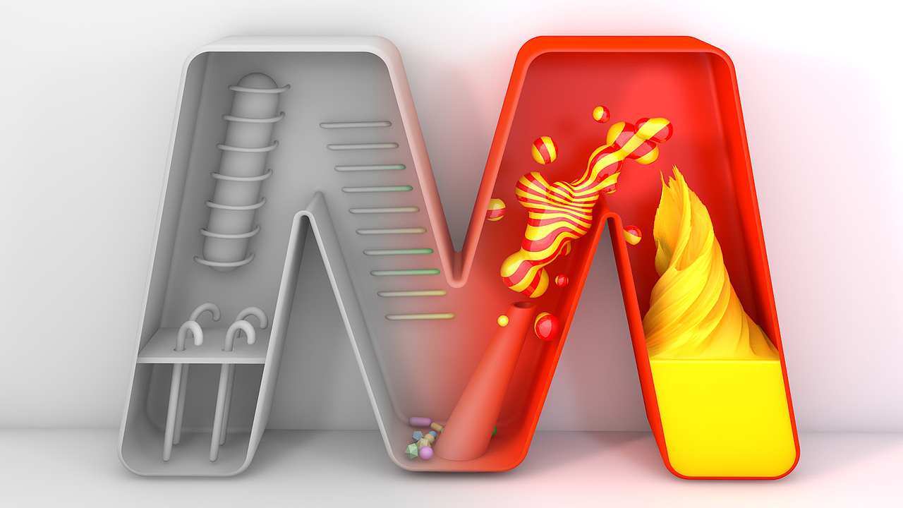 C4D文字练习（图ZNzA0ODM4OTI=） - 其他三维 - 站酷设计师几十年原创素材 - 站酷ZCOOL