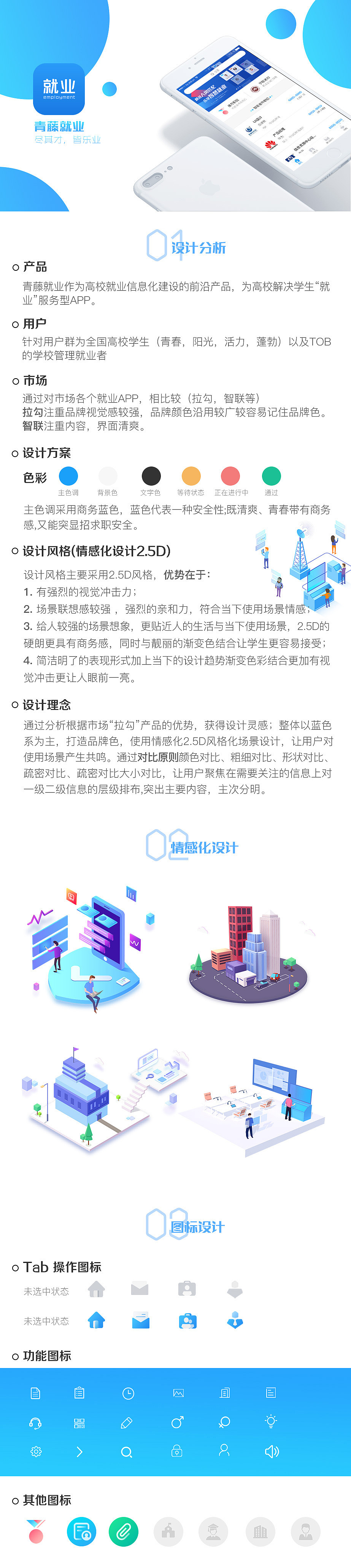 青藤就业设计风格方案（图ZMTA4MTY0NDky） - APP界面 - 站酷设计师Trouble英原创素材 - 站酷ZCOOL