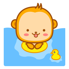 微信表情-小猴子二毛夏日篇（图ZMTY2MjMzMDA0） - 网络表情 - 站酷设计师张二毛儿原创素材 - 站酷ZCOOL