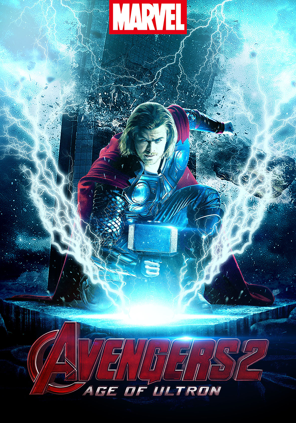 《雷神》|平面|海报|翻滚吧羊宝宝 - 原创作品 - 站酷 (zcool)