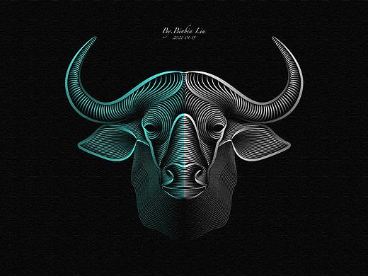 牛插画