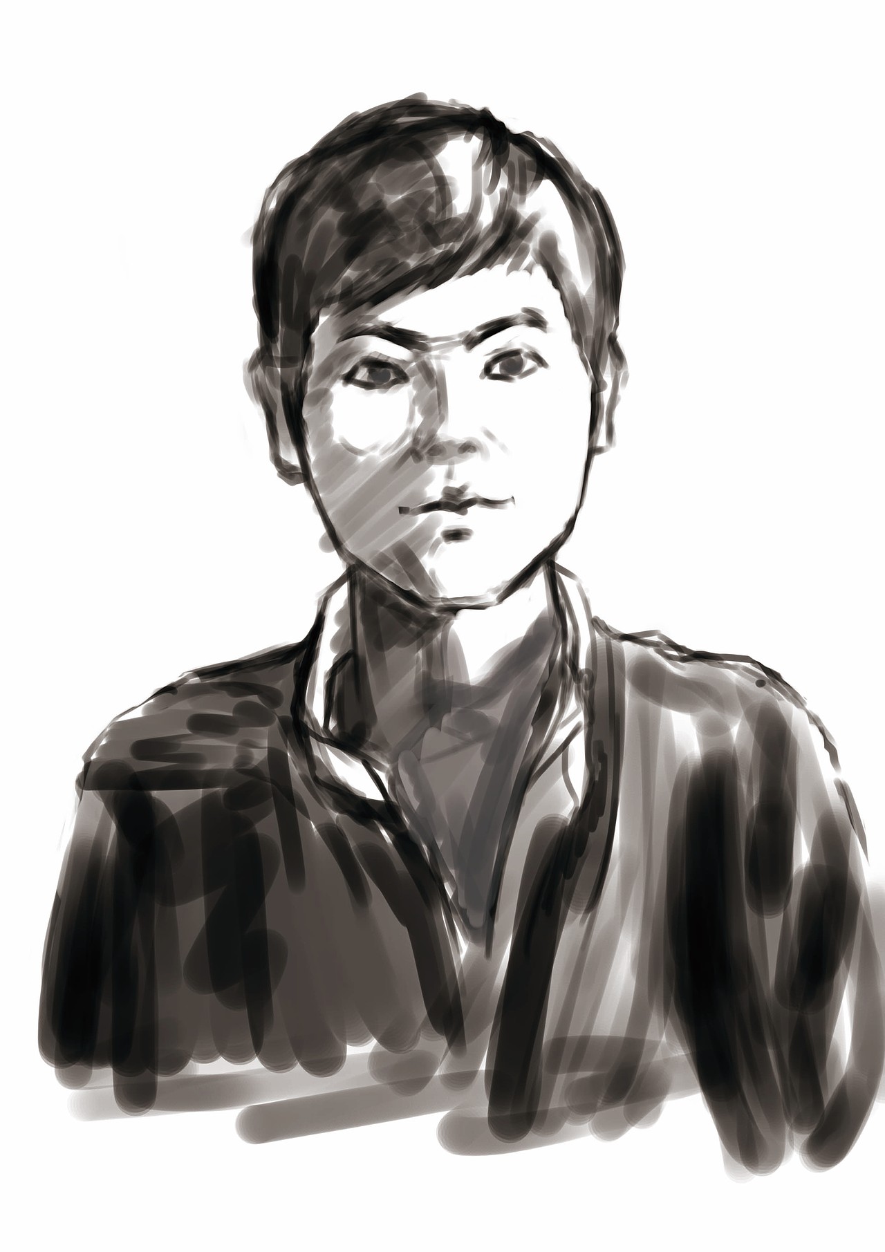 人像（图ZMTAwMzQ2NTY=） - 创作习作 - 站酷设计师嘟嘟dy原创素材 - 站酷ZCOOL