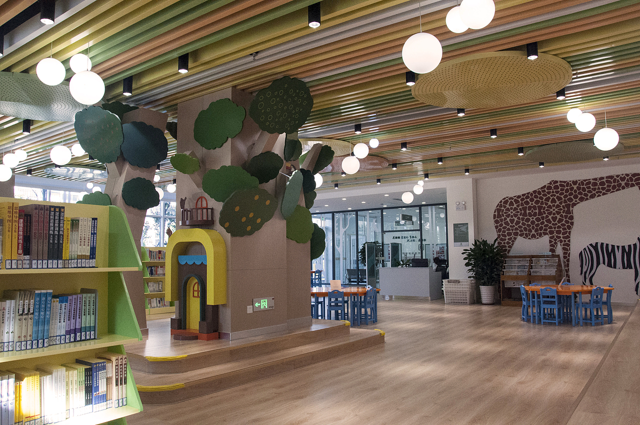 李沧区图书馆 | 灵魂深处有香气（图ZMTc4MTM3MjQw） - 商业空间设计 - 站酷设计师越界AD原创素材 - 站酷ZCOOL